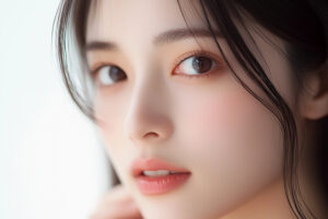 目頭切開をした女性のイメージ