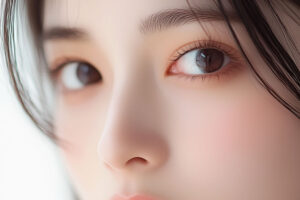 肋軟骨移植の鼻整形をした女性のイメージ