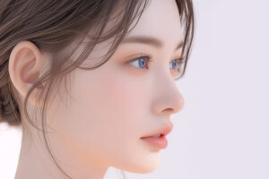 Eラインが美しい女性