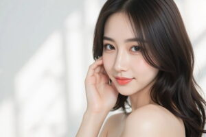 額リフトの名医を探している女性