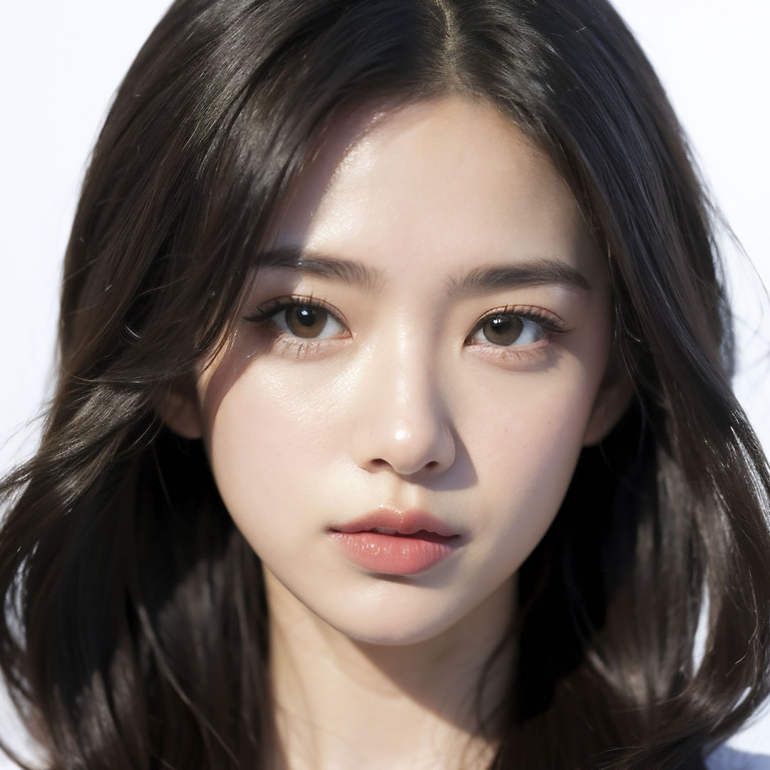 目の下のヒアルロン酸の施術を受けた女性