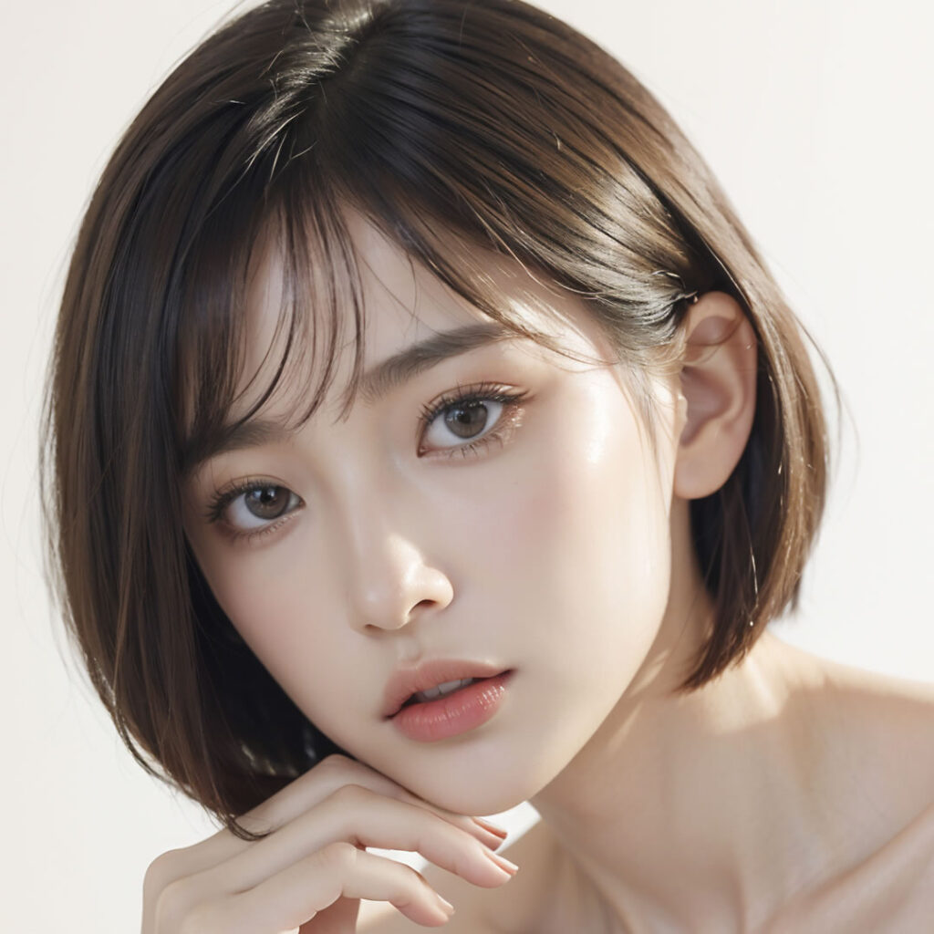 鼻筋が綺麗な女性