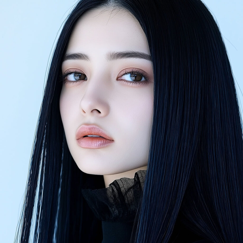 美容整形の傷跡をきれいに修正した女性