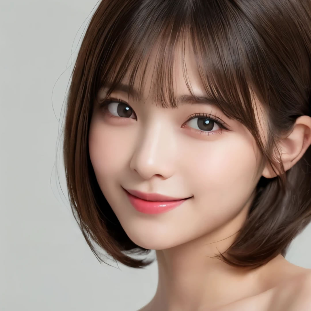 バッカルファット除去の手術を受けた女性