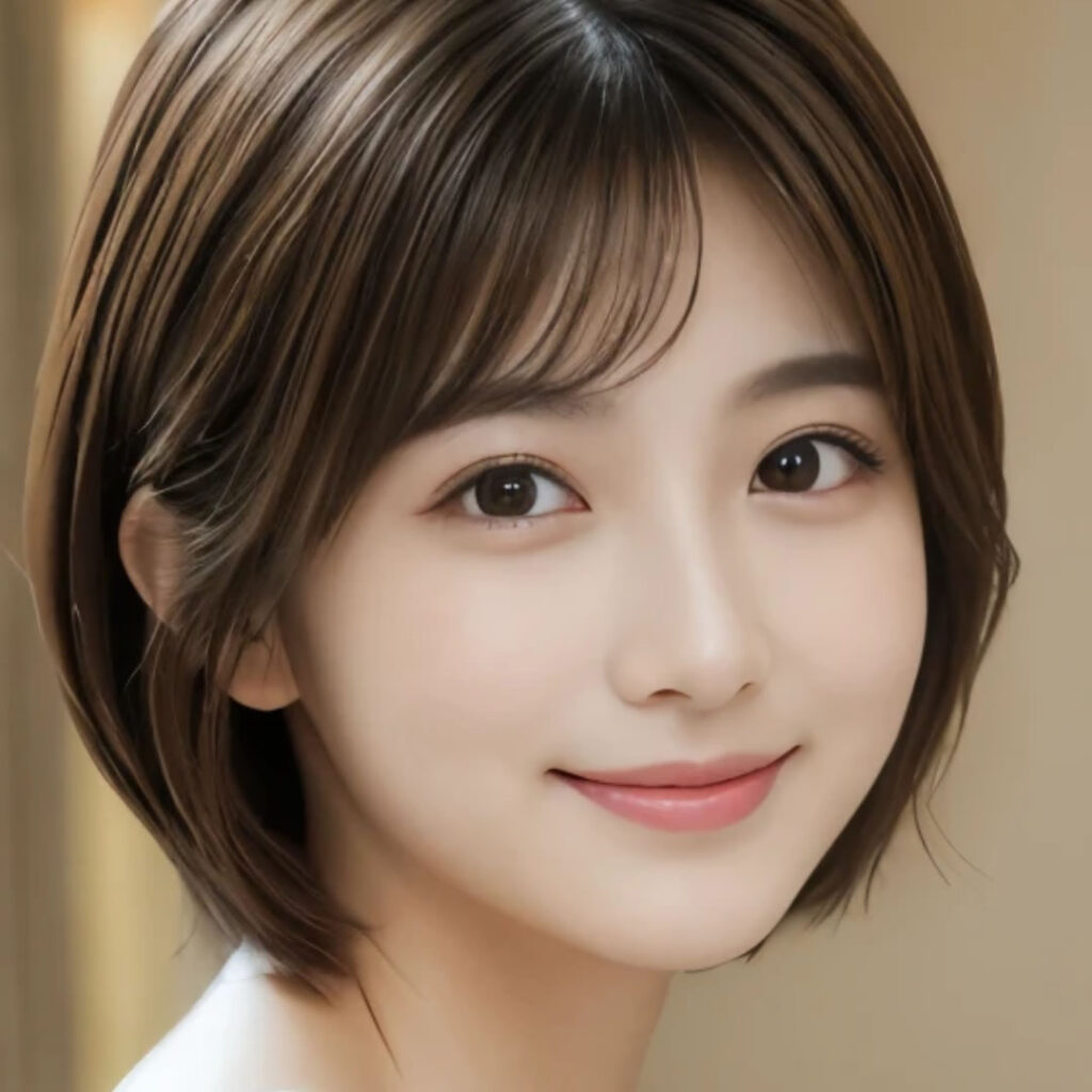 鼻が小さい女性