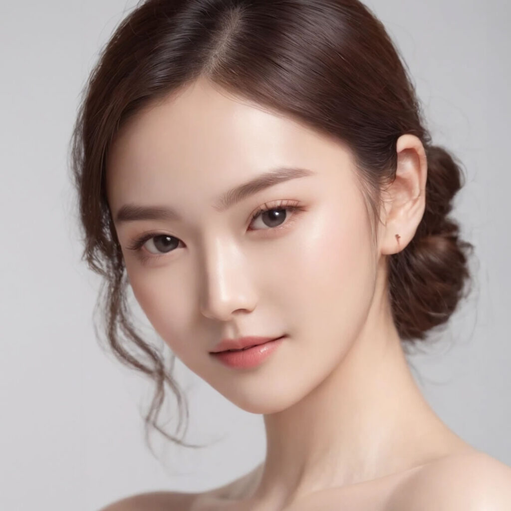 鼻筋が高い女性