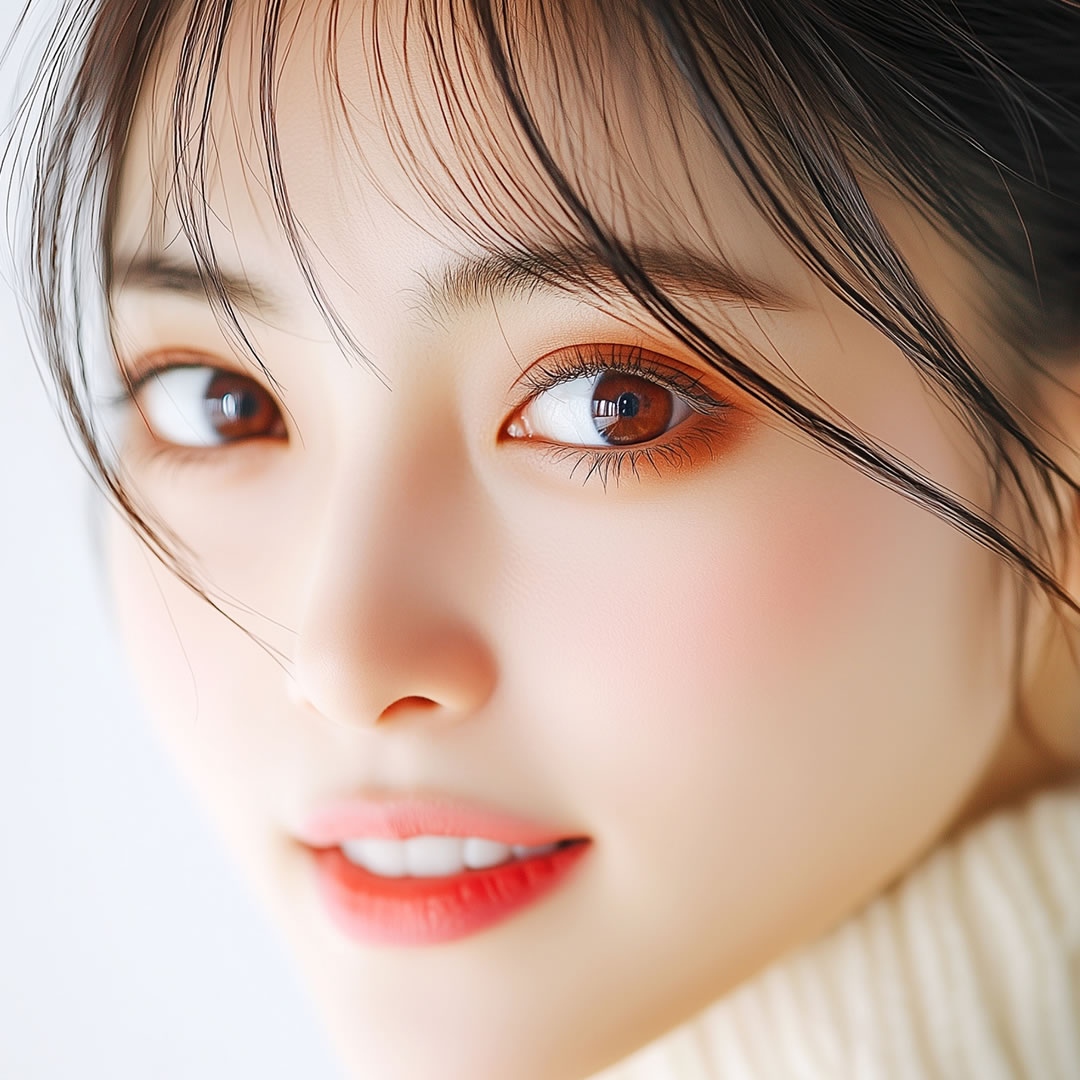 涙袋のヒアルロン酸を受けた女性