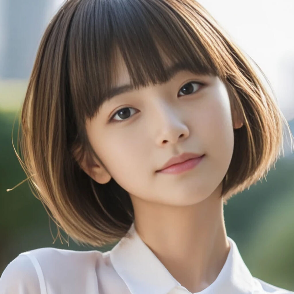 顔の脂肪吸引で小顔になった女性