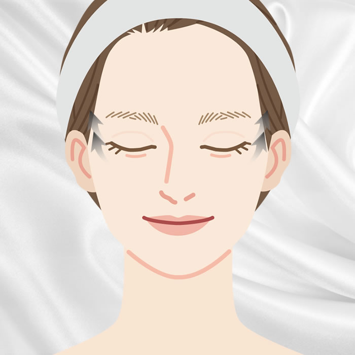 こめかみリフトのアイコン