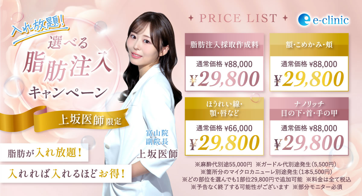 脂肪注入のキャンペーンバナー