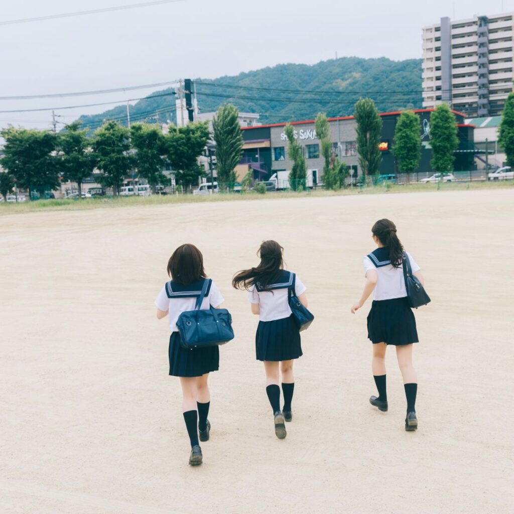 夏休みの学生のイメージ