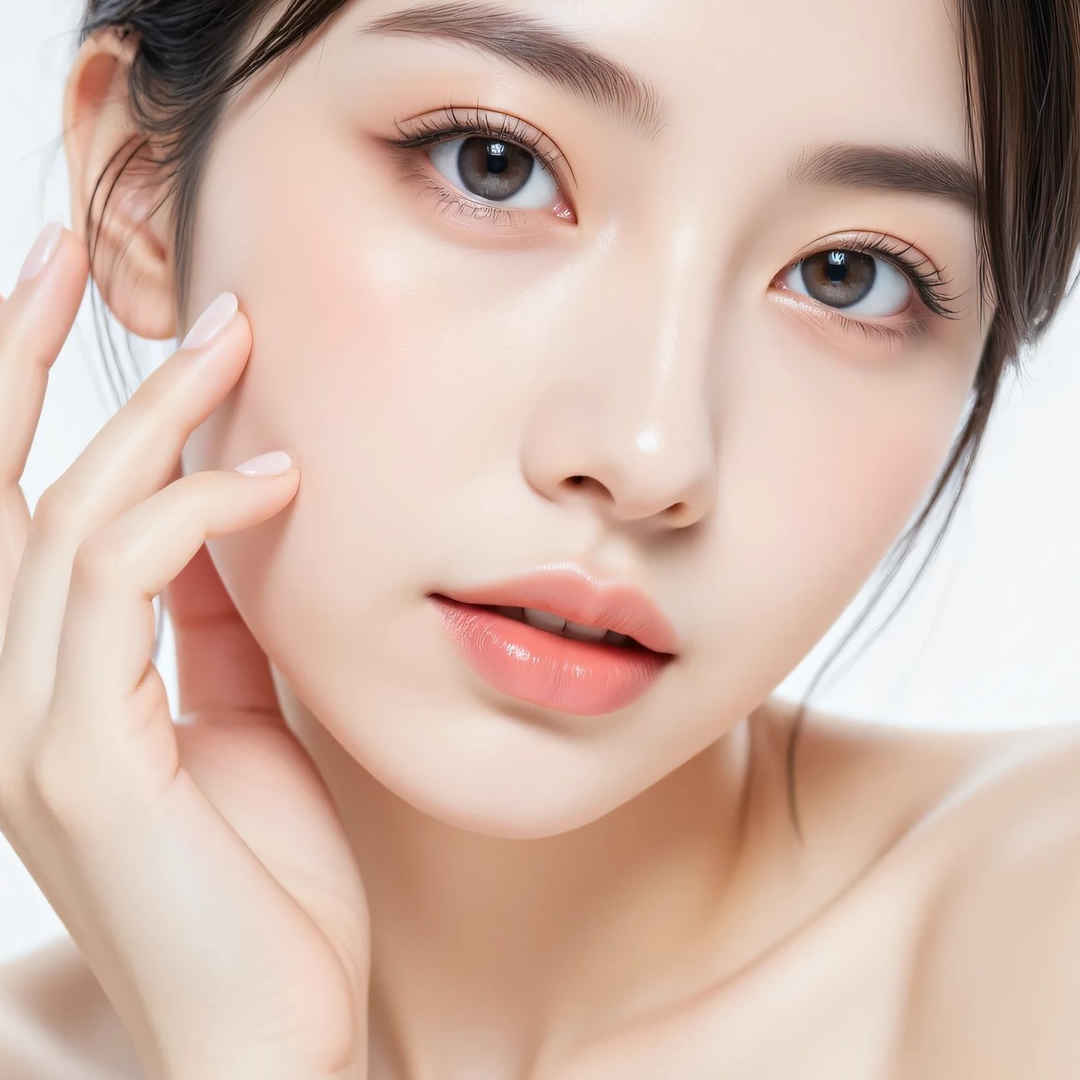切らない全切開二重術をした女性のイメージ